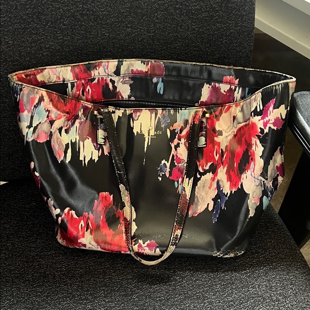 Kate Spade Multicolor Abstract Tote shoulder bag boho chic
